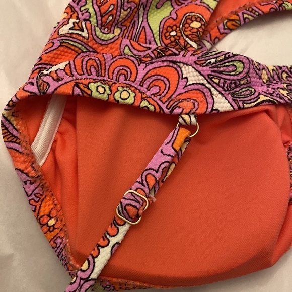 FLOWER Child O-Ring Cutout One-Piece Swimsuit Size Small - Picture 7 of 9